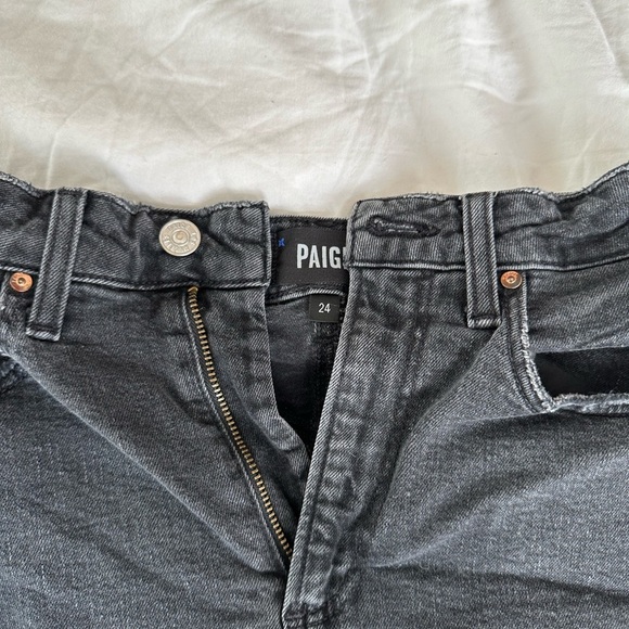 Paige Women’s Dani Cut Off Shorts Black Size 24 - Picture 11 of 12